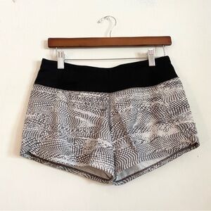 Lululemon Athletica Black and Gray Athletic Shorts